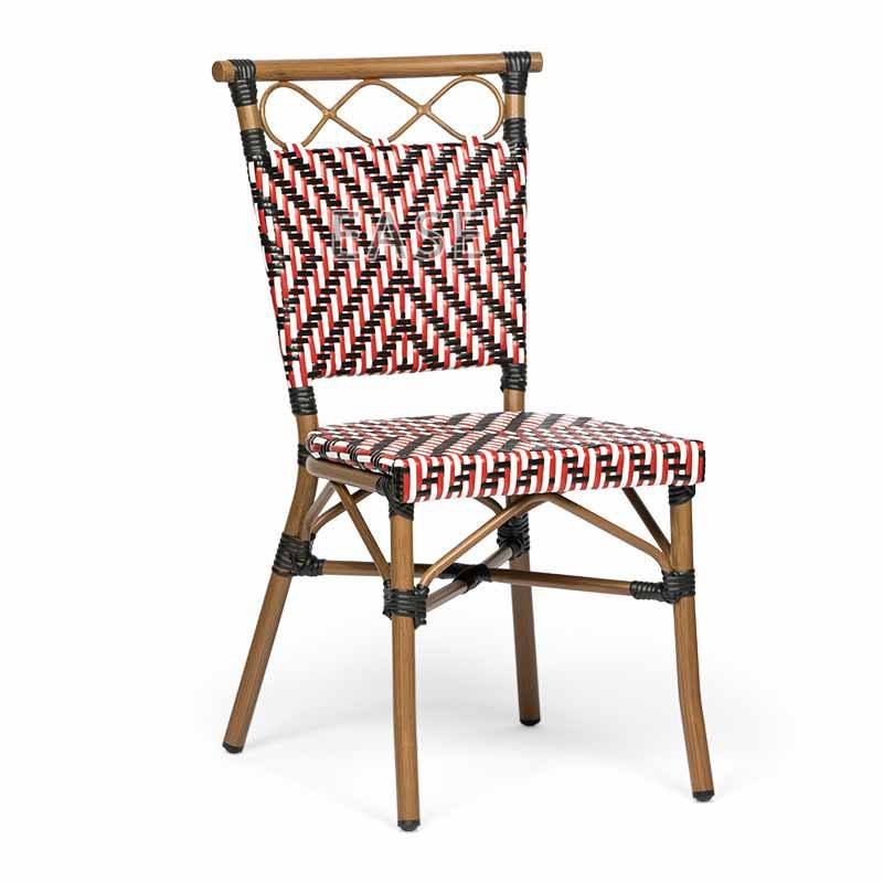 China Black and Pink French Bistro Chairs Manufacturers, Suppliers, Factory